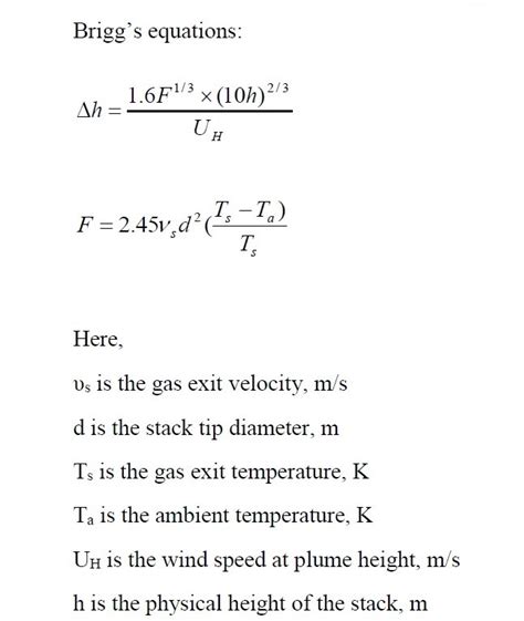 determine  stack height   industry source cheggcom