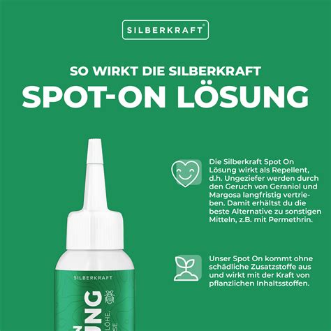 Spot On Lösung für Hunde und Katzen - Ungeziefer bekämpfen — Silberkraft