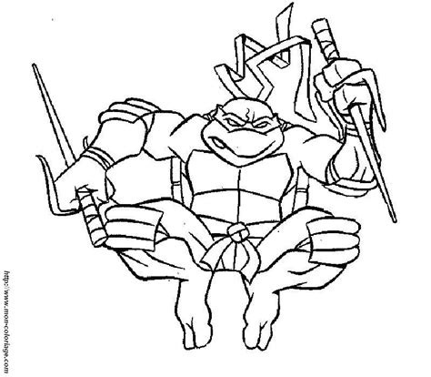 Dibujo De Las Tortugas Ninja Para Colorear Y Pintar 48057