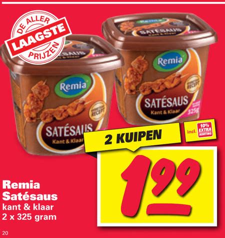 Remia Satesaus Folder Aanbieding Bij Nettorama Details