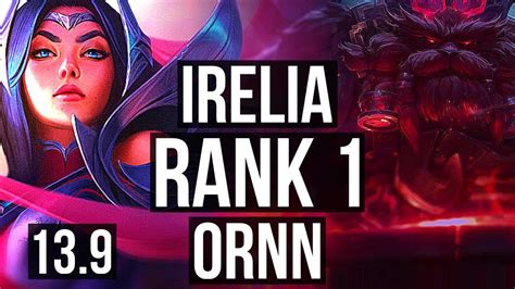 Irelia Vs Ornn Top Rank Rank Irelia Winrate Tr