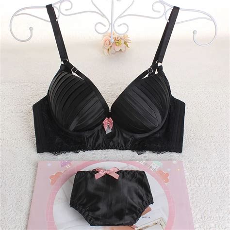 Moda Estilo Mulheres Conjuntos de Sutiã Senhora Lingerie Sexy Cetim