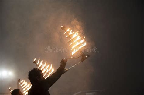 Ganga Aarti at Assi Ghat, One of the Biggest Ghats of Varanasi and Most ...