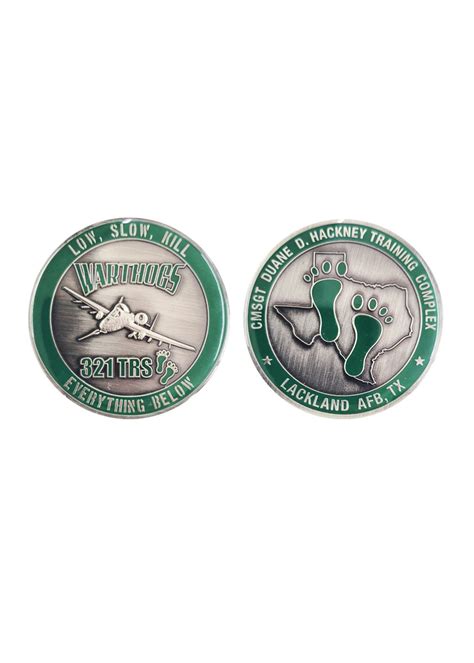 321st Warthogs Squadron Challenge Coin - Lackland Shirt Shop