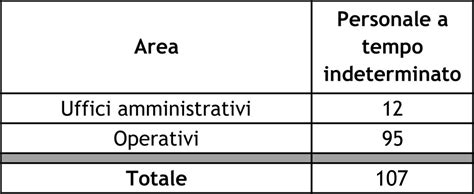 Dotazione Organica E Costo Del Personale