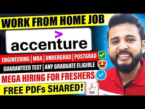 ACCENTURE WORK FROM HOME MEGA HIRING ACCENTURE HIRING FRESHERS