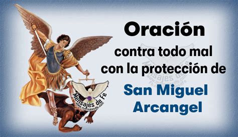 Oración contra todo mal con la protección de San Miguel Arcangel