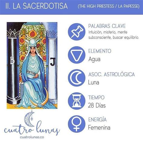 Descubre El Significado Del Amor Con La Sacerdotisa Del Tarot Epoje