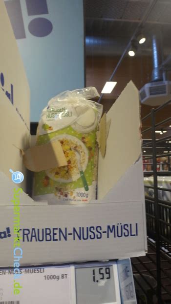 Rewe Sortiment Müsli Preis Angebot SupermarktCheck