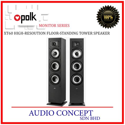 Polk Audio Monitor Xt High Resoution Floor Standing Tower Speaker