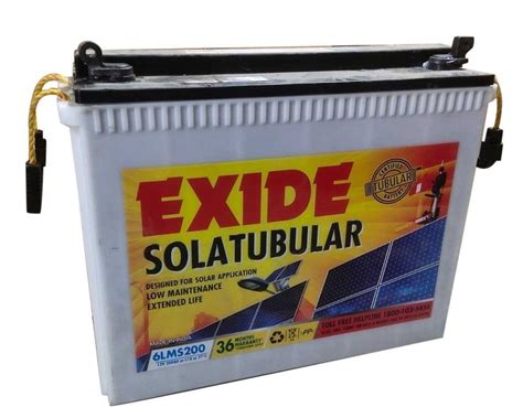 Exide Lms Solatubular Battery Ah At Rs In Ratnagiri Id