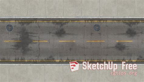 1547 High Quality Road Texture Sketchup Model Free Download 2 ...