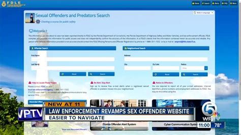 Florida Revamps Site To Search For Sex Offenders