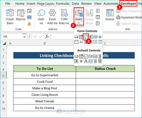 How To Link Checkboxes To Multiple Cells In Excel