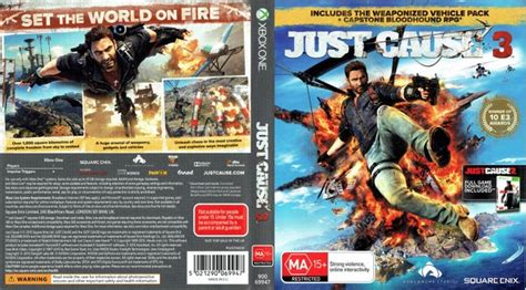 Xbox One Just Cause 3 Au Pal Rvideogameretailcovers