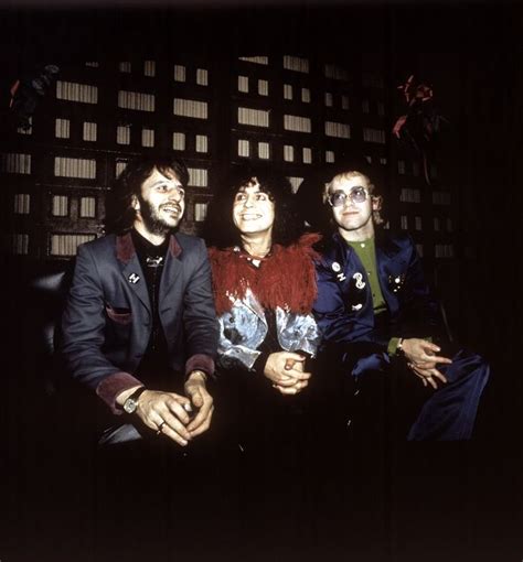 Glam Idols Marc Bolan Ringo Starr Elton John