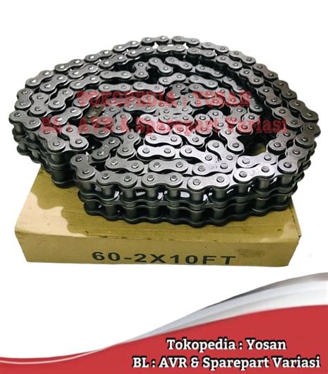 Jual Rantai Sprocket Rs Roller Chain Rs Double Di Lapak