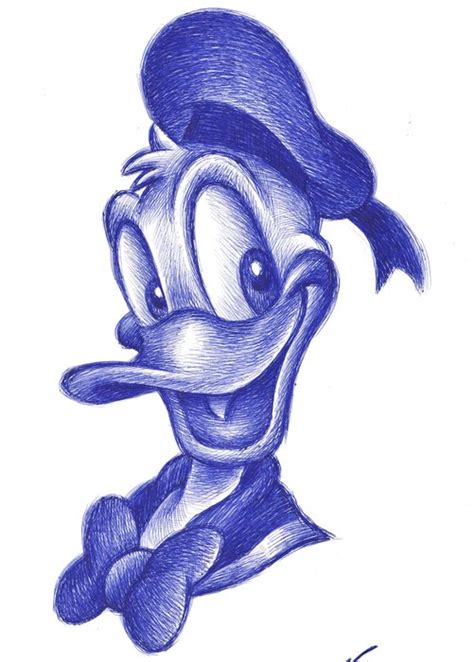 Joan Vizcarra Donald Duck Portrait Original Drawing Catawiki