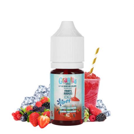 Concentré Fruits Rouges 30ml Granita Soft par Alfaliquid Frais A L