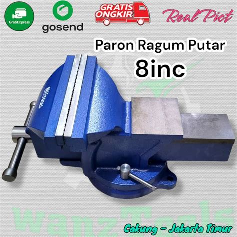 Jual Catok Paron Ragum Meja Putar Inch Bench Vise Besi Inc