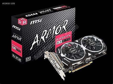 Msi Radeon Rx 570 Armor 8g Oc Rx570 8gb Gddr5 256b Amd Ekran Kartı