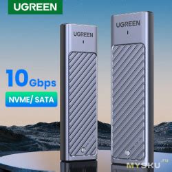 Защищенный usb-c кейс Ugreen CM559 для m.2 ssd дисков c поддержкой ...