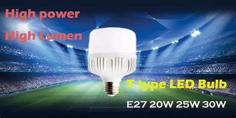 E27 /e40 T80 T100 T120 Led Light Bulb 20w 30w 40w 50w Ac85-265v Led T ...