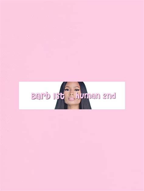 Nicki Minaj Barb Bumper Sticker Gen Z Meme Etsy