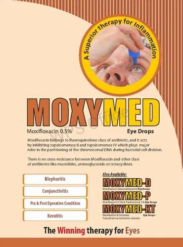 Moxymed Moxifloxacin Hcl 0 5 Benzalkonium Chloride Solution 0 02 Eye