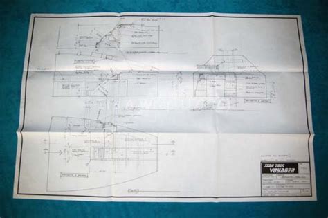 Admral Janeway Shuttle Set Blueprint Archive