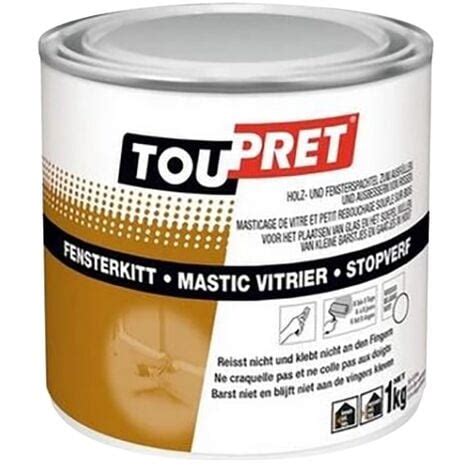 MASTIC BLANC PATE 5KG REBOUCHAGE SOUPLE SUR BOIS TOUPRET MABLA05D