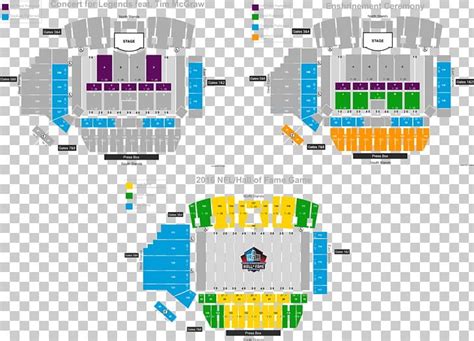 Tom Benson Hall Of Fame Stadium Concert Seating Chart | Elcho Table