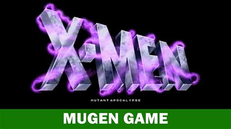 X Men Mutant Apocalypse Mugen Game Youtube