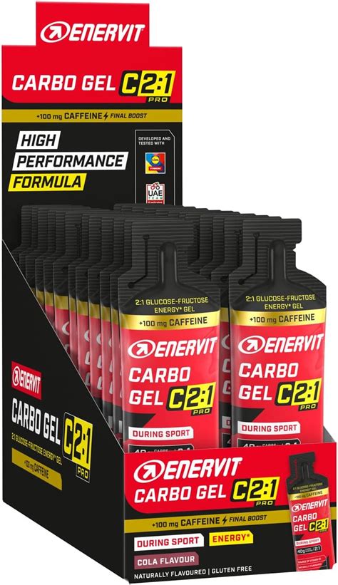 Enervit Carbo Gel C2 1PRO Con Caffeina Gel Energetico Per Sport