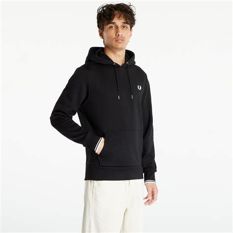 Fred Perry Tipped Hooded Sweatshirt