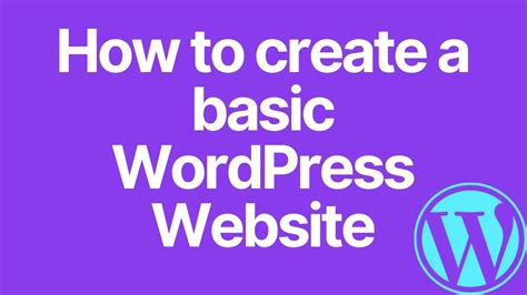 C Mo Crear Un Sitio Web B Sico De Wordpress C Mo Iniciar Sesi N En Un