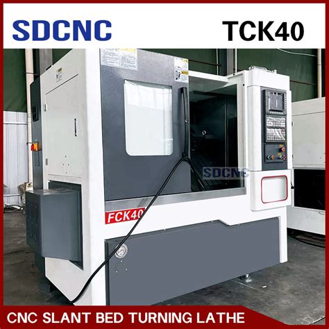 High Speed Cnc Lathe Automatic Tck Cnc Slant Bed Turning Lathe