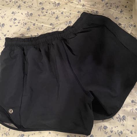 Lulu Lemon Navy Hotty Hot Shorts Depop