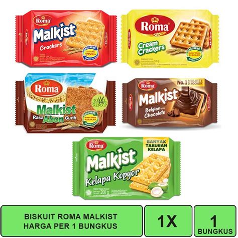 Jual Vshop Aneka Roma Malkist Cracker Biskuit Bungkus Shopee Indonesia