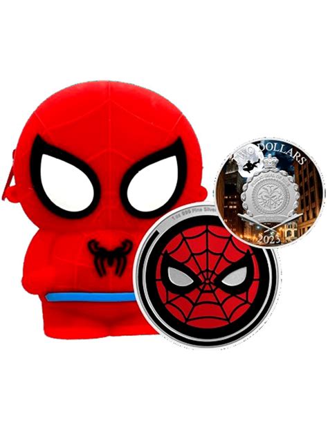 SPIDER MAN Web Slinger Edition 1 Oz Silbermünze 2 Niue 2024