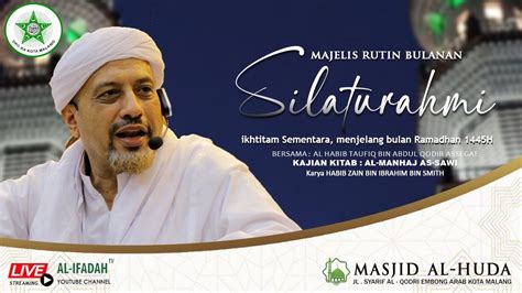 LIVE KAJIAN KITAB AL MANHAJ AS SAWI AL USTAD AL HABIB TAUFIQ BIN