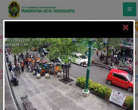 Cctv Live Jogja Pantau Kepadatan Lalu Lintas Area Malioboro Di Link