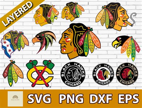 Chicago Blackhawks Logo Nhl Hockey Svg Cut File For Cricut Etsy