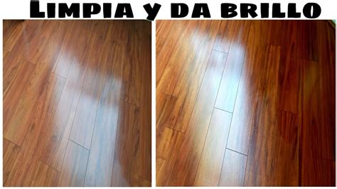 COMO LIMPIAR EL PISO DE MADERA Y DAR BRILLO DE FORMA NATURAL YouTube