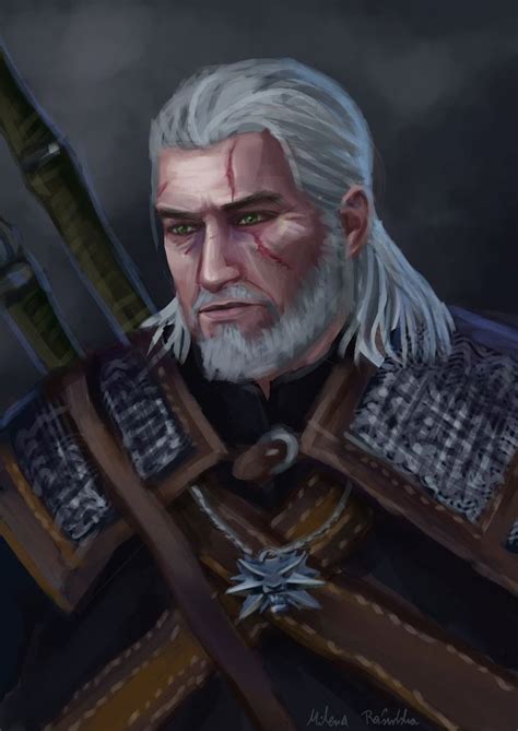 Geralt Of Rivia By Anomaliana On Deviantart The Witcher Geralt Of