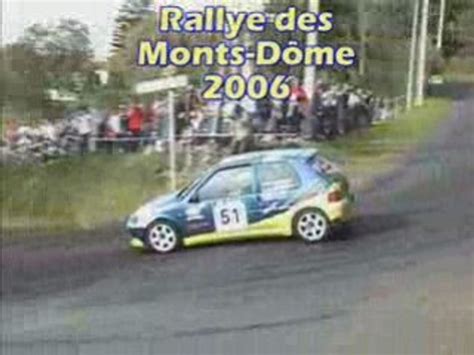 Rallye des Monts Dôme 2006 Vidéo Dailymotion