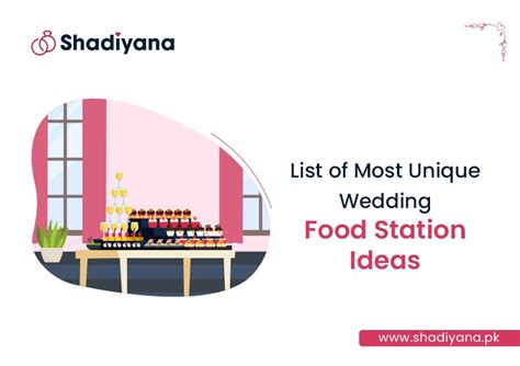 List Of Most Amazing Wedding Food Station Ideas Shadiyana Blog