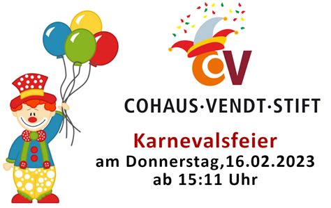 Karneval Cohaus Vendt Stift M Nster