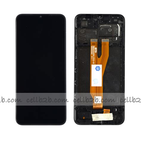 Pantalla Samsung Galaxy A03 Core A032F Negra Con Marco Completa