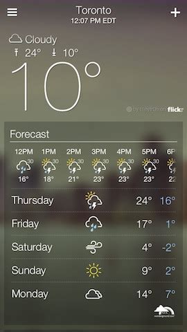 Yahoo Launches New IPhone Weather App Revamped Yahoo Mail IPad App